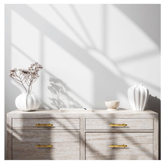 AMAZON 30 Pack Gold Modern Cabinet & Drawer Handles 3 Inch Brushed Brass - Picture 6 of 13